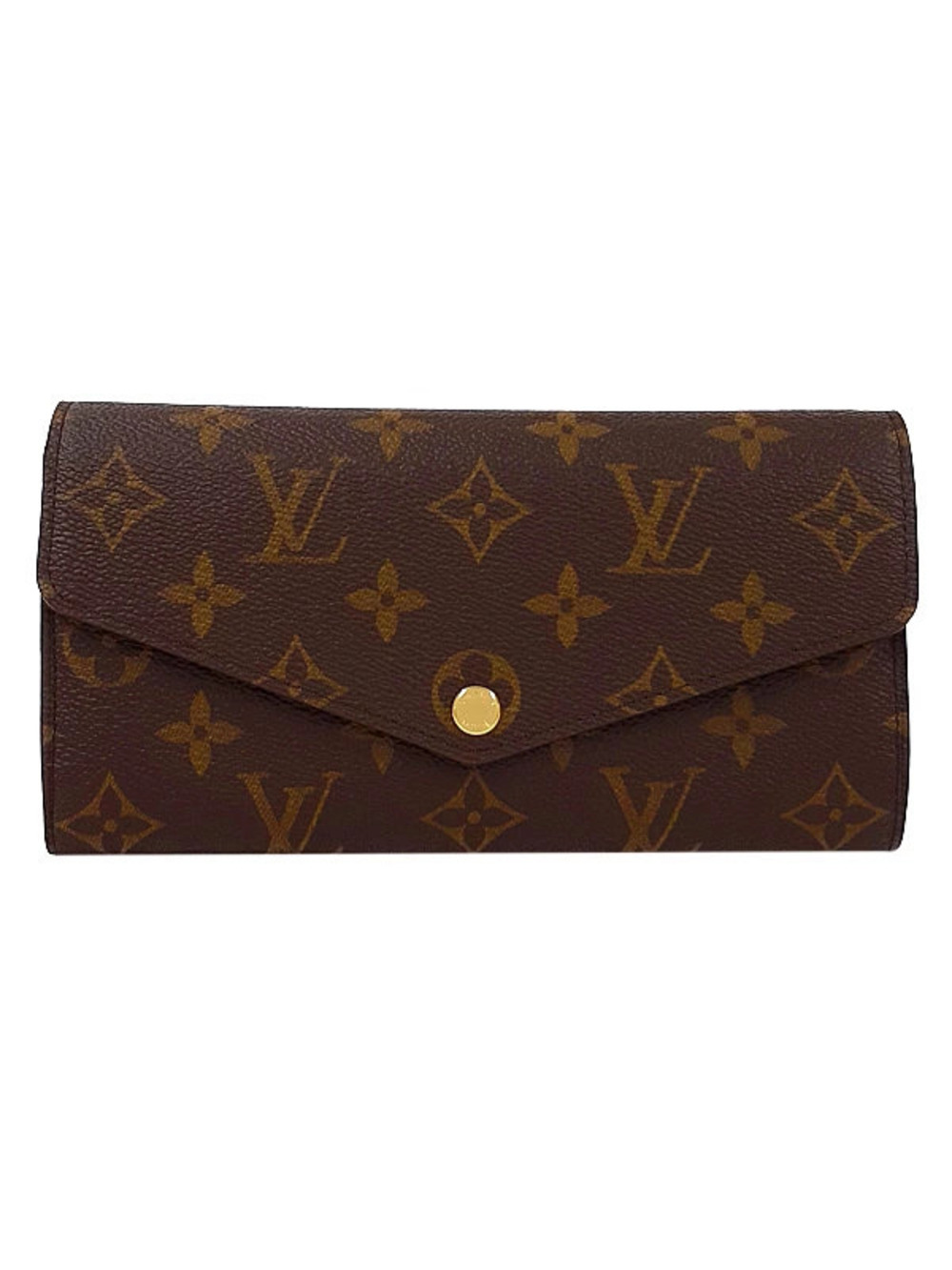 Louis Vuitton Monogram Portefeuille Sarah Bi fold Long Wallet